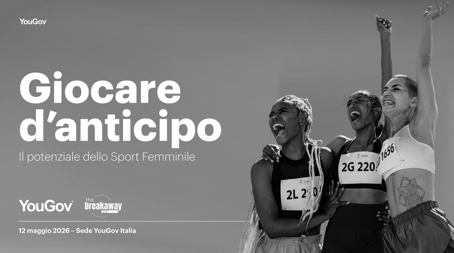 Giocare d’anticipo report cover by YouGov and The Breakaway